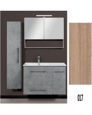 Bathroom Furniture MDF Laminate Dual M 90cm Base, washbasin, mirror Column: