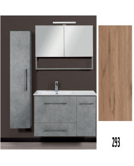 Bathroom Furniture MDF Laminate Dual M 90cm Base, washbasin, mirror Column: