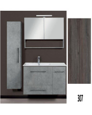 Bathroom Furniture MDF Laminate Dual M 90cm Base, washbasin, mirror Column: