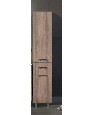 Έπιπλο Μπάνιου Καλλιστώ MDF Laminate με PVC 90 cm Βάση, Νιπτήρας, Καθρέπτης-Κρυφοντούλαπο