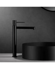 Tall Brass Basin Mixer Imex Line Black Matt (BDD038-3NG)