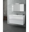 Bathroom Furniture Drop Luxus 100 Base, Washbasin, Mirror