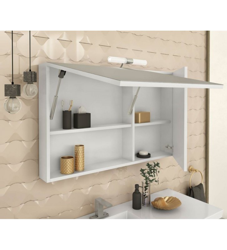 Bathroom Furniture Drop Luxus 100 Base, Washbasin, Mirror