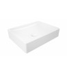 Bathroom Furniture Drop Luxus 100 White-Top-2 Stand, Washbasin, Mirror