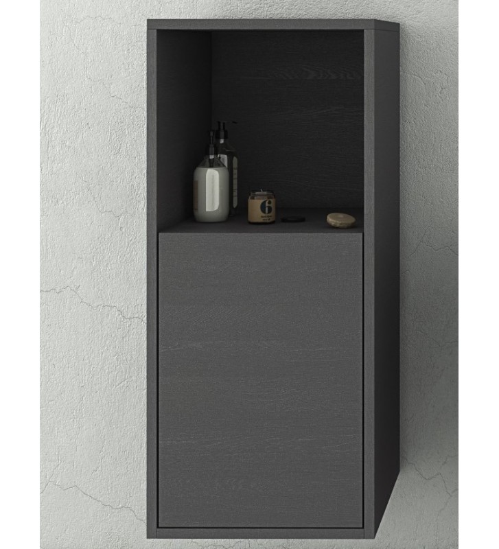 Έπιπλο Στήλη Μπάνιου Κρεμαστή Drop Sorrento Graphite