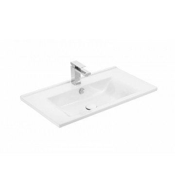 Bathroom Furniture Drop Sorrento 75 Hanging Furniture Stand, Washbasin, Mirror