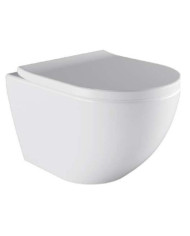 Σετ Εντοιχιζόμενο Καζανάκι Geberit Delta & Πλακέτα χειρισμού Delta & Λεκάνη Hanne Reme Tornado L 490 & Κάλυμμα Soft Close