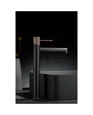 Tall Brass Basin Mixer Imex Line Matt Gray - Champagne (BDD038-3GC)