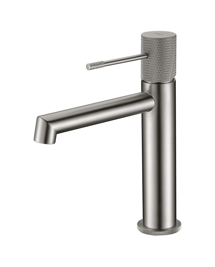 Imex Line Brass Basin Mixer Tap, Nickel Matt (BDD038-1NQ)