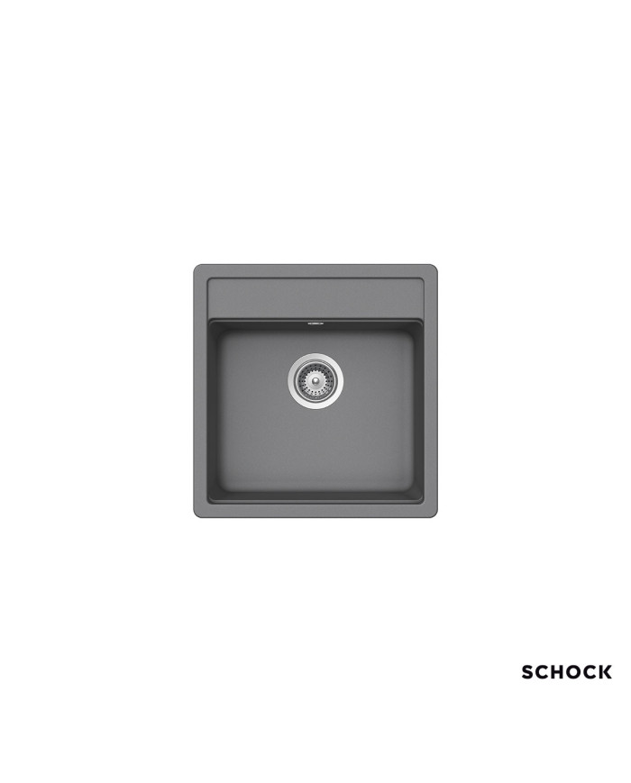 Νεροχύτης Κουζίνας Γρανίτη Manhattan 49x51 Schock Cristalite Cromat Granite