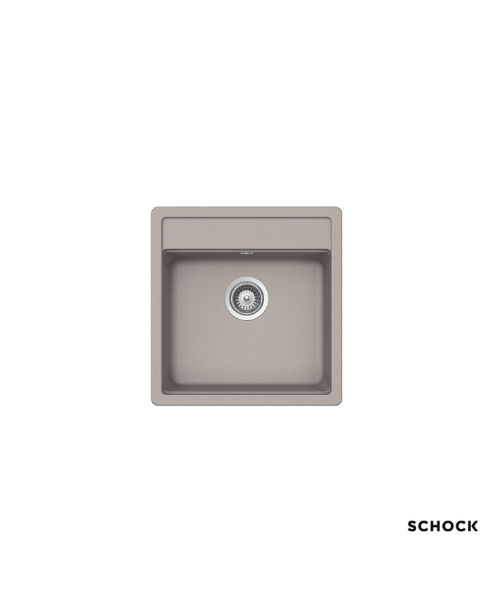 Νεροχύτης Κουζίνας Γρανίτη Manhattan 49x51 Schock Cristalite Concrete Granite