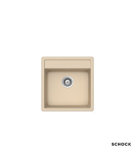 Schock Cristalite Manhattan Single Bowl Undermount Sink 49x51 Color: Moonstone Granite