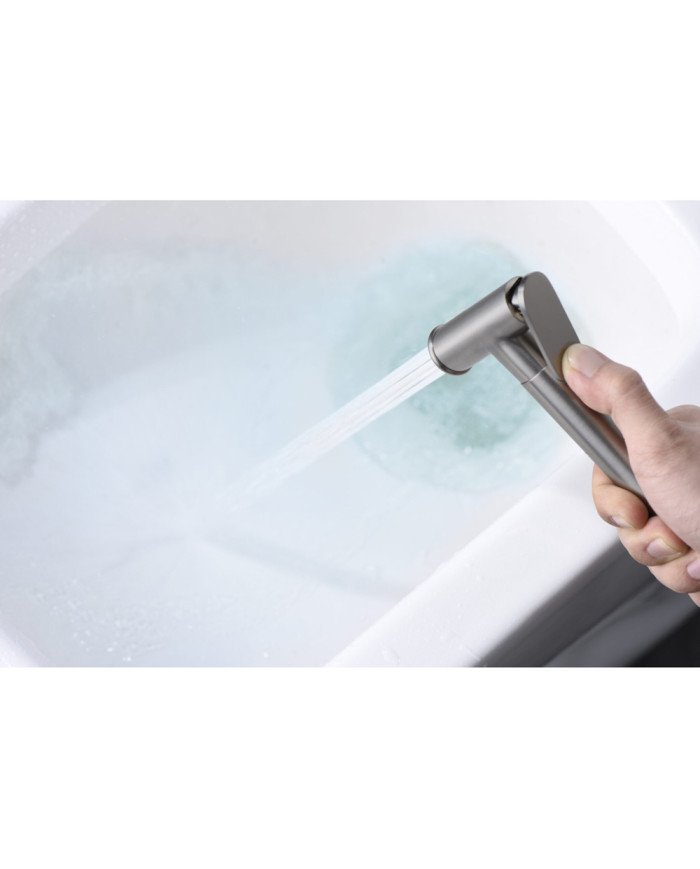 Built-in Bidet System Imex Line Matt Nickel Mixer & 1-Hole Sanitary Shower (RDD038/NQ)