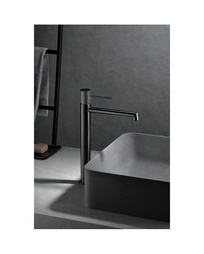 Tall Basin Mixer Imex Line Black Gun Metal PVD (BDD038-3BGM)