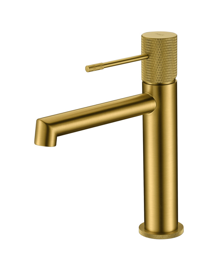 Imex Line PVD Gold Matte Basin Mixer Tap (BDD038-1OC)