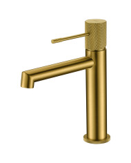 Imex Line PVD Gold Matte Basin Mixer Tap (BDD038-1OC)