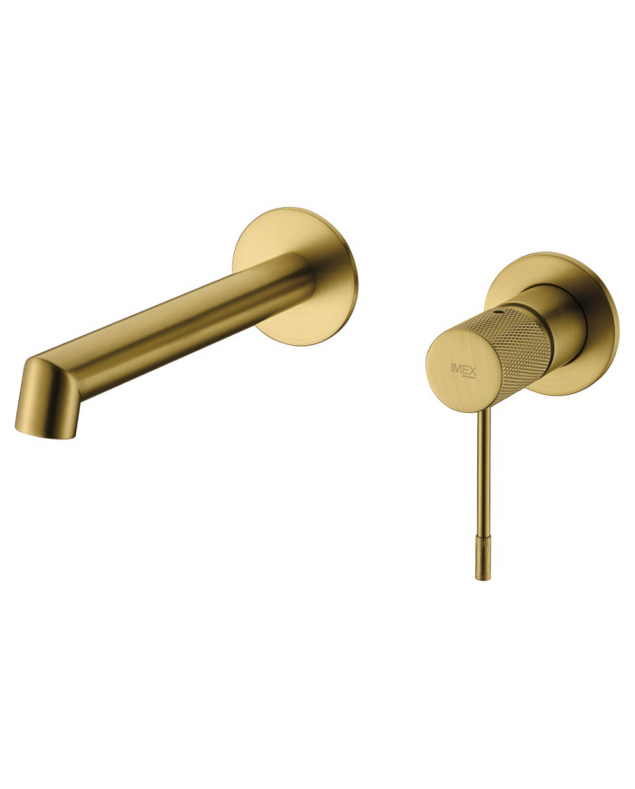 Built-in Basin Mixer Imex Line PVD Gold Matt (GLD038/OC)