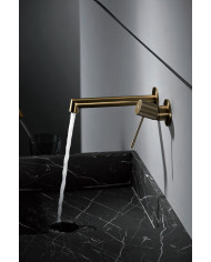 Built-in Basin Mixer Imex Line PVD Gold Matt (GLD038/OC)