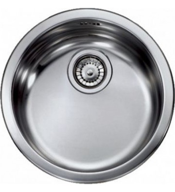 Νεροχύτης Sanitec Ιnox Cinzia Ένθετος Σατινέ (Ø 43.5 cm) 11949