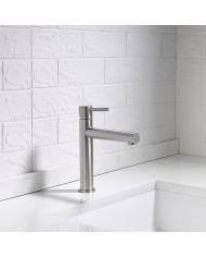 Μπαταρία Νιπτήρα Ψηλή XL  Ανοξείδωτη Αναμεικτική  Imex Moscu Inox S 316L (BDK034-3)