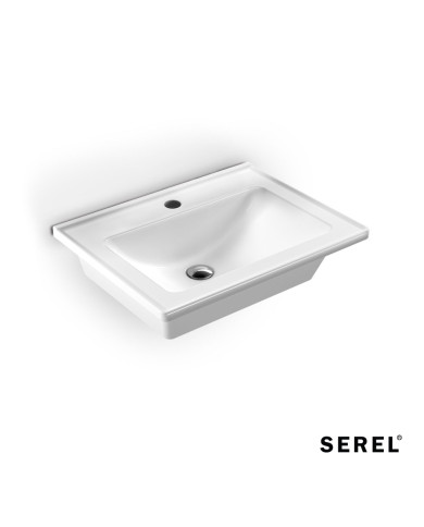 ΝΙΠΤΗΡΑΣ SLIM 60x46 (1 οπή) SEREL WHITE