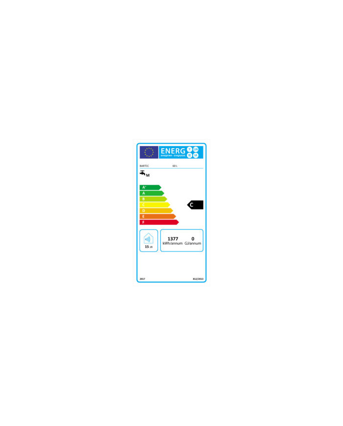 Electric Water Heater Bartec Supreme 60lt 3Kw Vertical