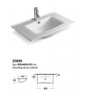 Έπιπλο Μπάνιου Drop Torino 90 Anthracite-1 Βάση Επίπλου, Νιπτήρας & Καθρέπτης