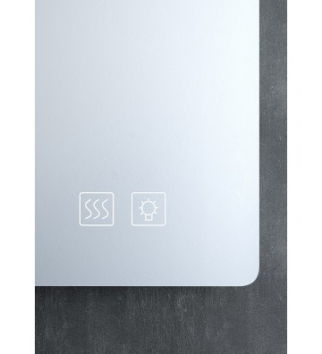 Bathroom Furniture Drop Torino 90 White-2 Furniture Stand, Sink & Mirror