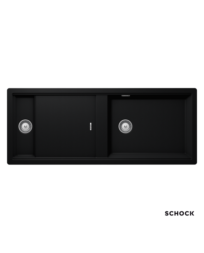 Schock Cristadur Prepstation Inset Sink 114x46cm. Color: Puro