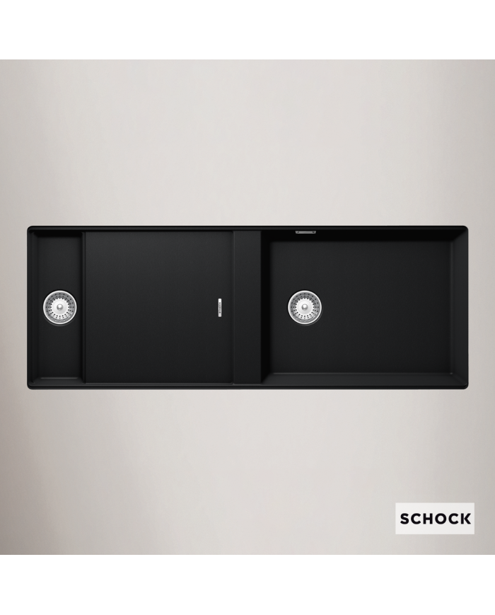 Νεροχύτης Υποκαθήμενος Schock Cristadur Prepstation 114x46εκ. Χρώμα Puro