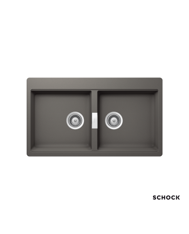 Granite Sink Inset Schock Cristadur Polaris Mono Silverstone 86x50cm