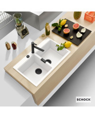 Νεροχύτης Γρανίτης  Ένθετος Schock Cristadur Polaris Mono 86x50cm
