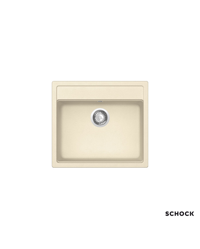 Schock Cristalite Manhattan Vanilla Inset Sink 57x51cm