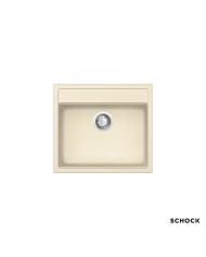 Schock Cristalite Manhattan Vanilla Inset Sink 57x51cm