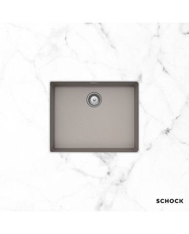 Schock Cristalite Manhattan Concrete Undermount Sink Single Bowl 55.6x45.6cm.