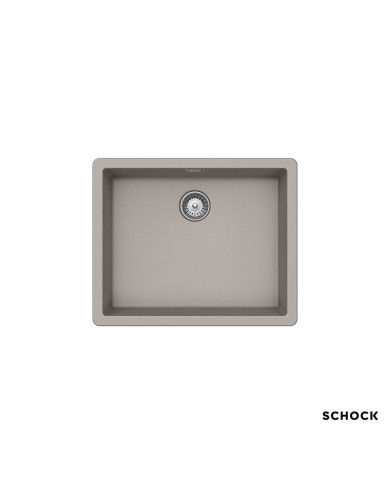 Schock Cristalite Manhattan Concrete Undermount Sink Single Bowl 55.6x45.6cm.
