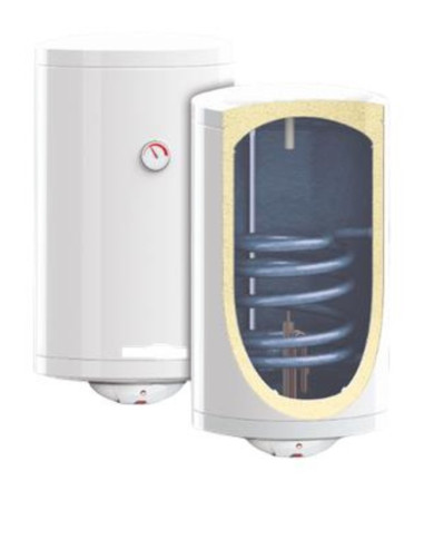 Ηλεκτρομπόιλερ με Εναλλάκτη (Boiler) 100lt 3-4Kw Bartec Supreme Κάθετο Αριστερό