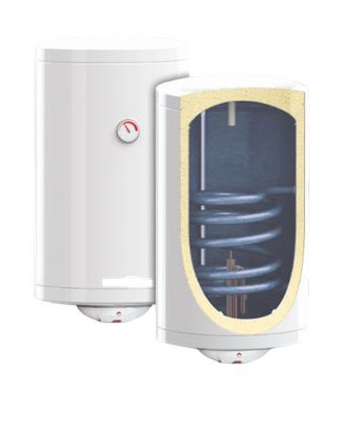 Electric Boiler with Exchanger (Boiler) 100lt 3-4Kw Bartec Supreme Vertical Left