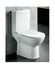 Λεκάνη  Σετ Χ.Π Serel Vela Με σύστημα Μπιντέ με Καζανάκι,Μηχανισμό & Κάλυμμα Βακελίτη Απλό (61cm) Slim Soft Close Πισωστόμια