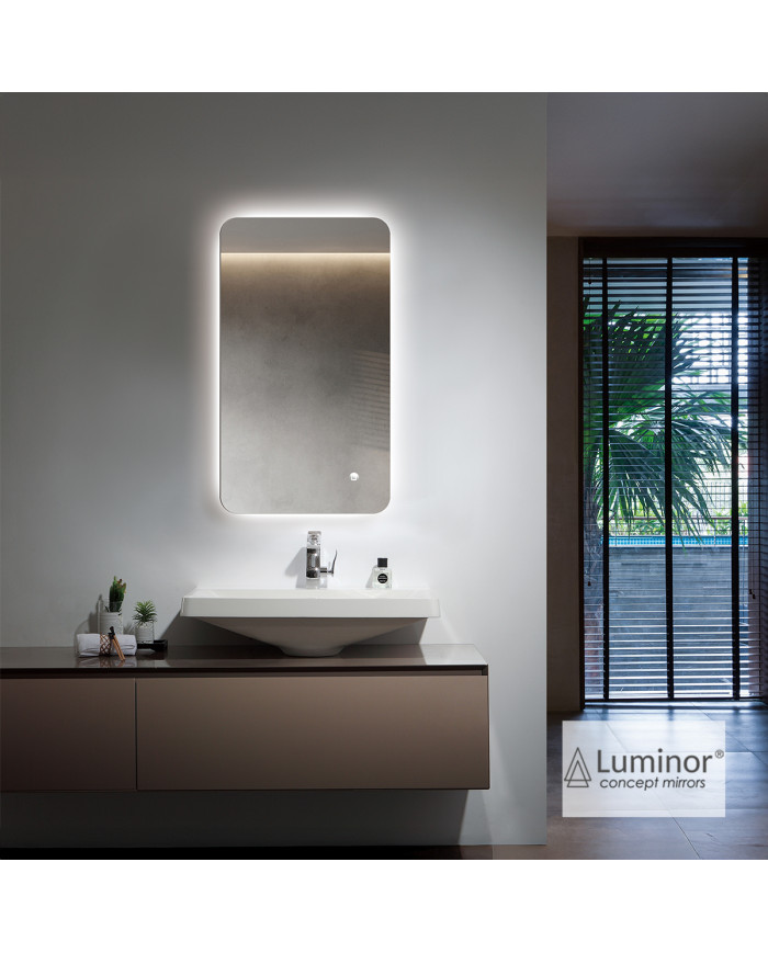 Καθρέφτης Μπάνιου Φωτιζόμενος Led Luminor JOY (40x70εκ.)