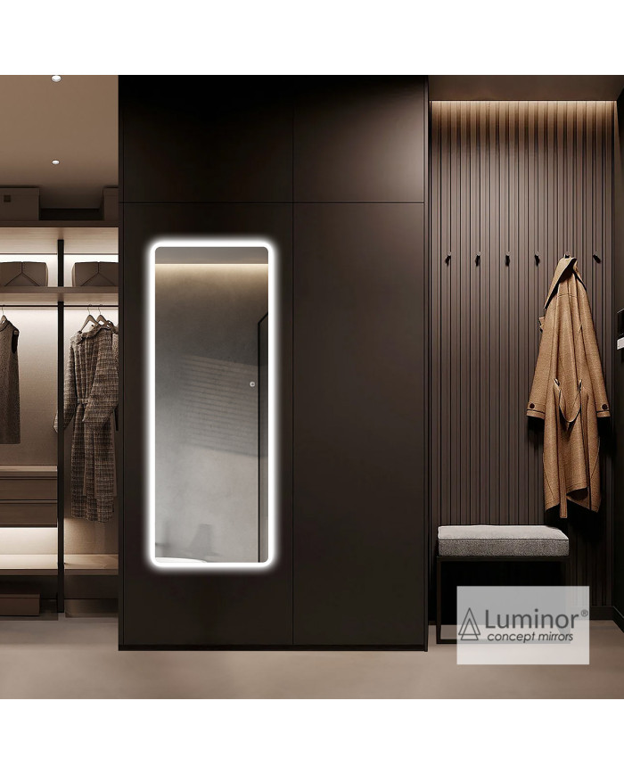 Καθρέφτης Μπάνιου Φωτιζόμενος Led Luminor Look (160x60)