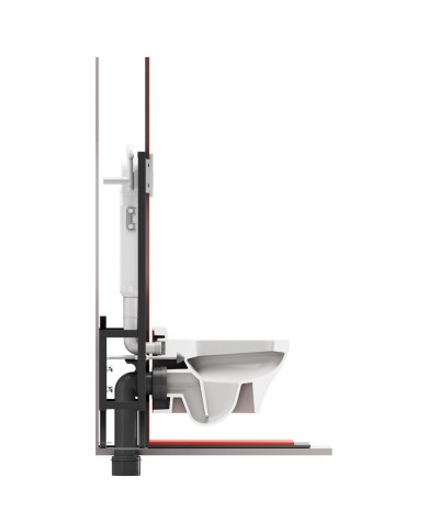 Εντοιχιζόμενο Καζανάκι Wisa Slim Stand (2922) Ελεύθερης Τοποθέτησης- Αυτοστήρικτο