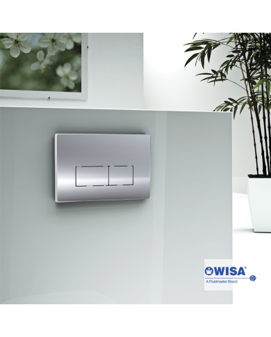 Easy-Touch Wisa Key F092-100 Chrome Control Panel for Concealed Cisterns