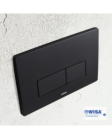 Easy-Touch Wisa Key F092-400 Black Matt Control Panel for Concealed Cisterns