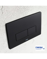 Easy-Touch Wisa Key F092-400 Black Matt Control Panel for Concealed Cisterns