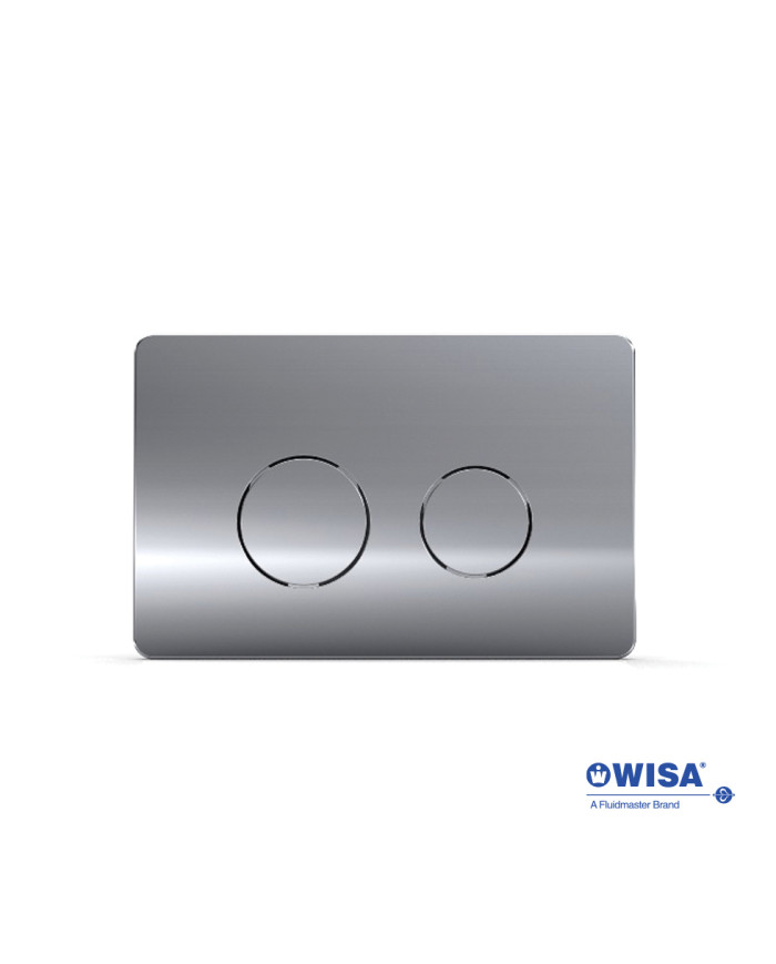 Easy-Touch Wisa Circle F099-100 Chrome Control Panel for Concealed Cisterns