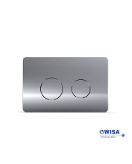 Easy-Touch Wisa Circle F099-100 Chrome Control Panel for Concealed Cisterns