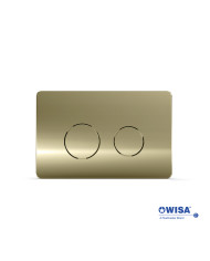 Easy-Touch Wisa Circle F099-200 Magre Gold Control Panel for Concealed Cisterns