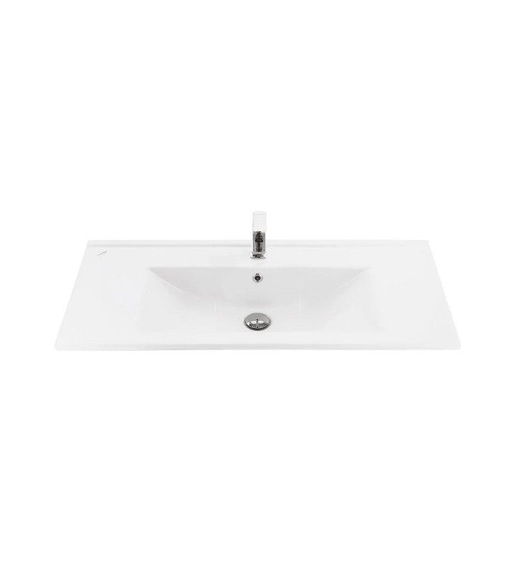 Bathroom Furniture Dual K 120 plywood birch upholstery Oak Base, washbasin, mirror with / without Column