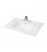 Έπιπλο Μπάνιου Katarina 60 cm MDF Λάκα βάση, νιπτήρας, καθρέπτης, στήλη